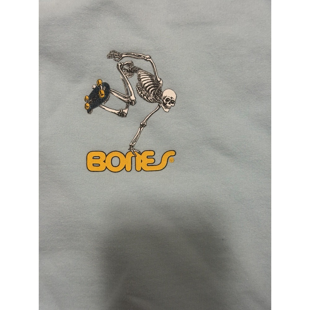 Powell Peralta VCJ Bones Double Sided Skateboarding Skeleton Hoodie Mens Large - Picture 4 of 14